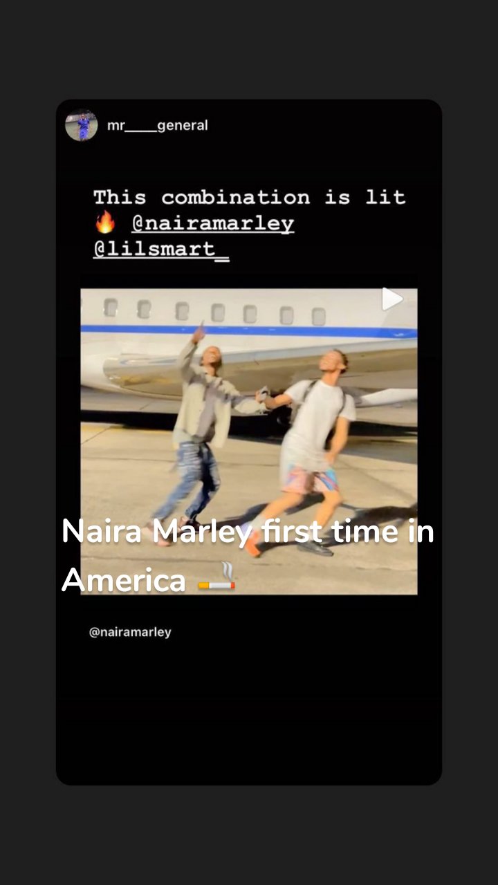 Naira Marley first time in America 🚬