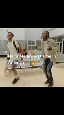 Naira Marley first time in America 🚬🔥